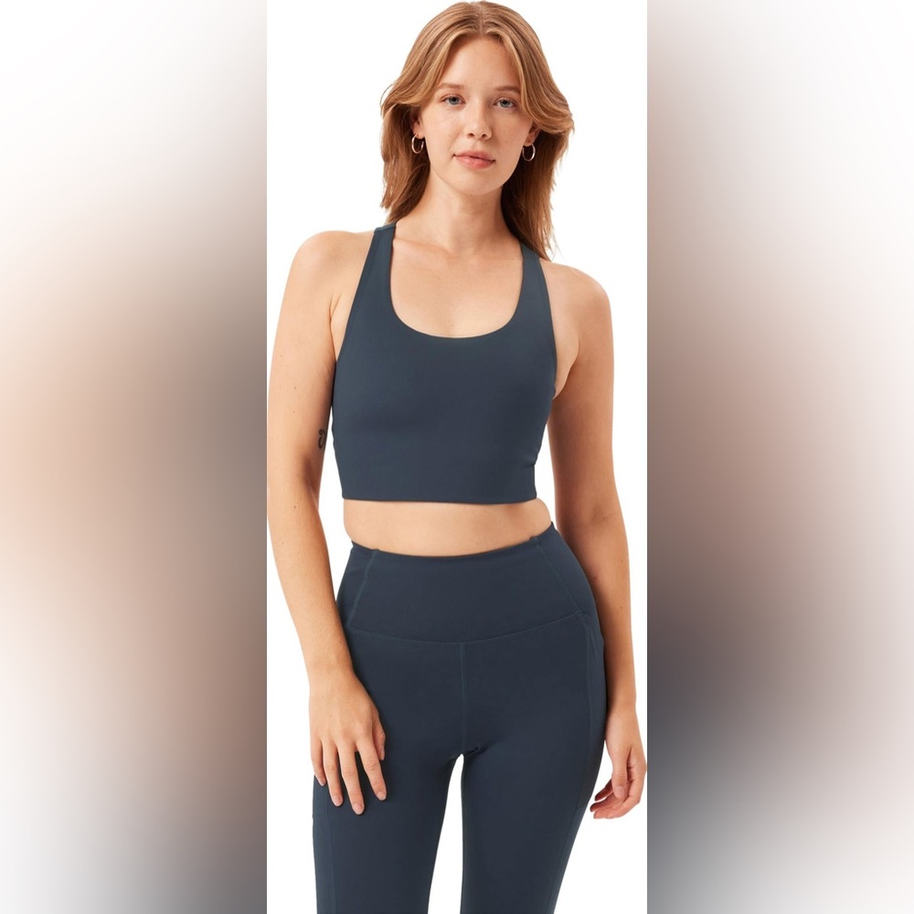 Girlfriend Collective full length leggings and sports bra